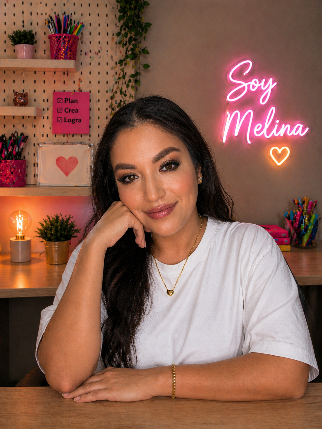 Melina Ortiz, diseñadora gráfica y especialista en marketing digital